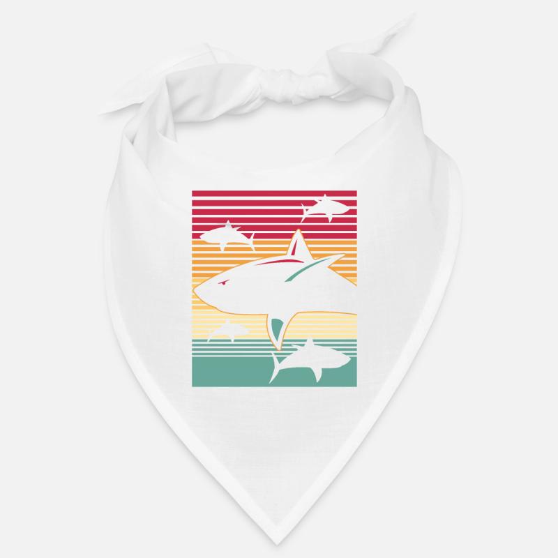 Requin poisson animal eau coloré cadeau mer océan Bandana
