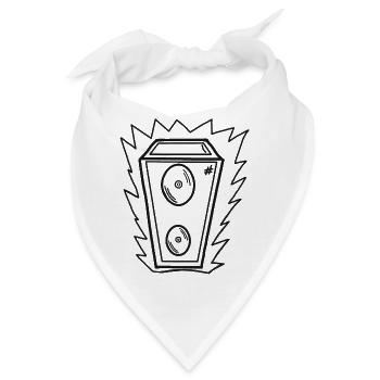 Lautsprecher - Bandana - Weiß - Vorne