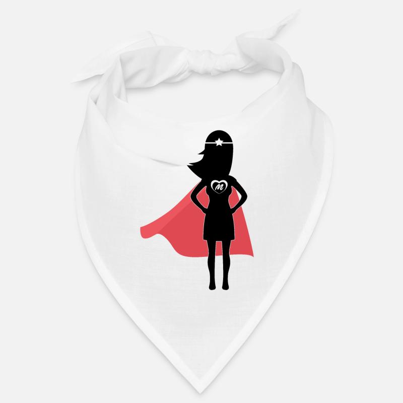 Super Mom Muttertag Mutter Mama Oma Mami Geschenk Bandana