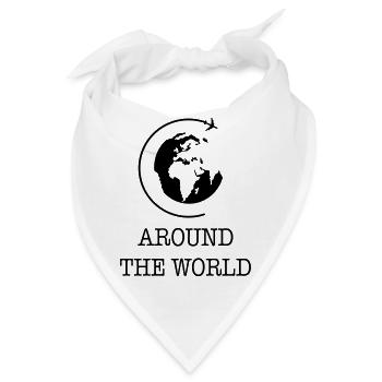 Weltreise - Bandana - Weiß - Vorne