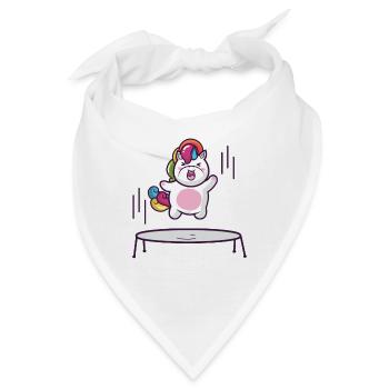 Unicorn trampoline - Bandana - Weiß - Vorne