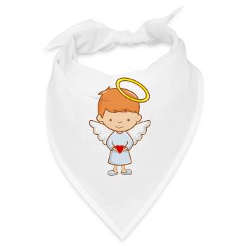 Süßer Schutzengel - Bandana - Weiß - Vorne