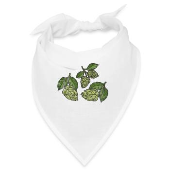 Hopfen - Bandana - Weiß - Vorne