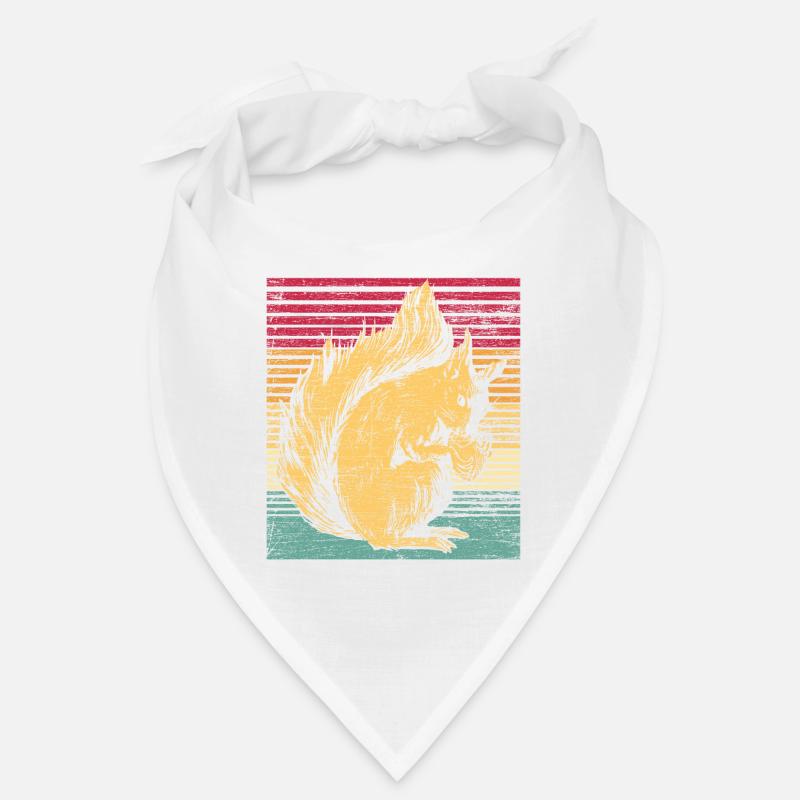 Eichhörnchen Nüsse Wald Baum Tier Geschenk vintage Bandana