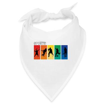 Sport Fan - Bandana - Weiß - Vorne