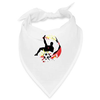 Fußball WM - Bandana - Weiß - Vorne