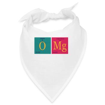 Oh mein Gott - Bandana - Weiß - Vorne