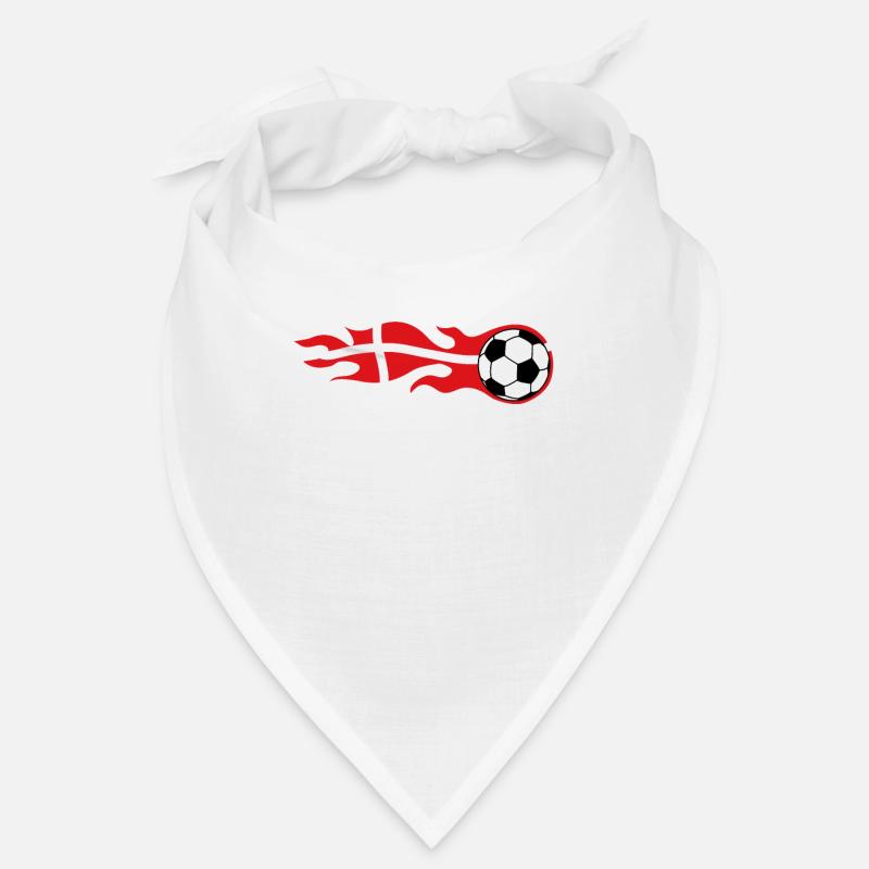 Football Danemark Danemark Drapeau danois Drapeau Fan Bandana
