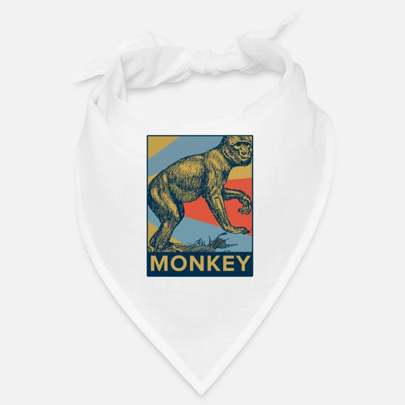 Monkey primate chimpanzee gorilla animal gift Bandana