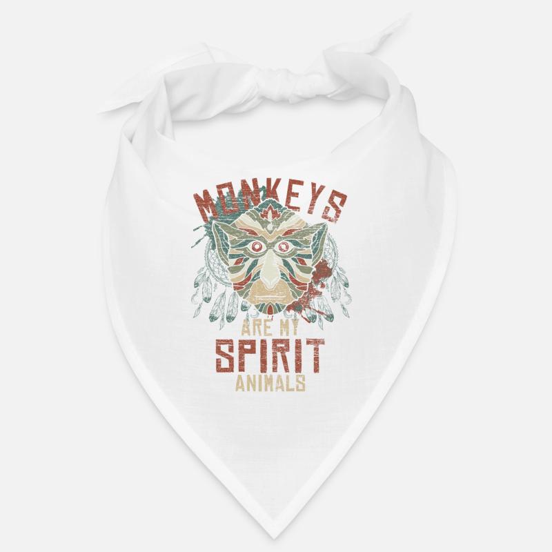 Affe Banane Tier Geschenk Affen Natur Klettern Bandana