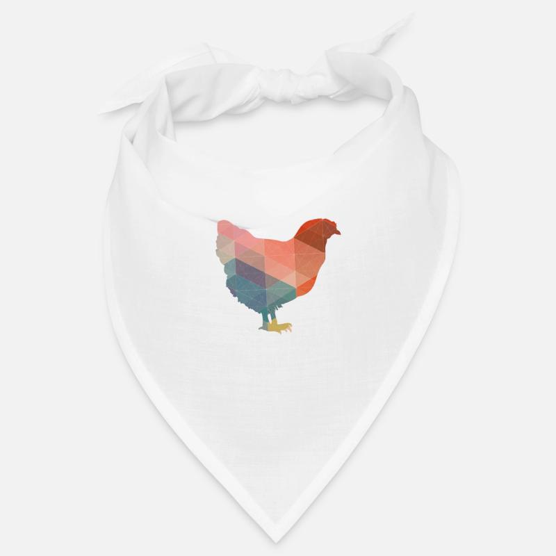 Polygon Huhn Bandana