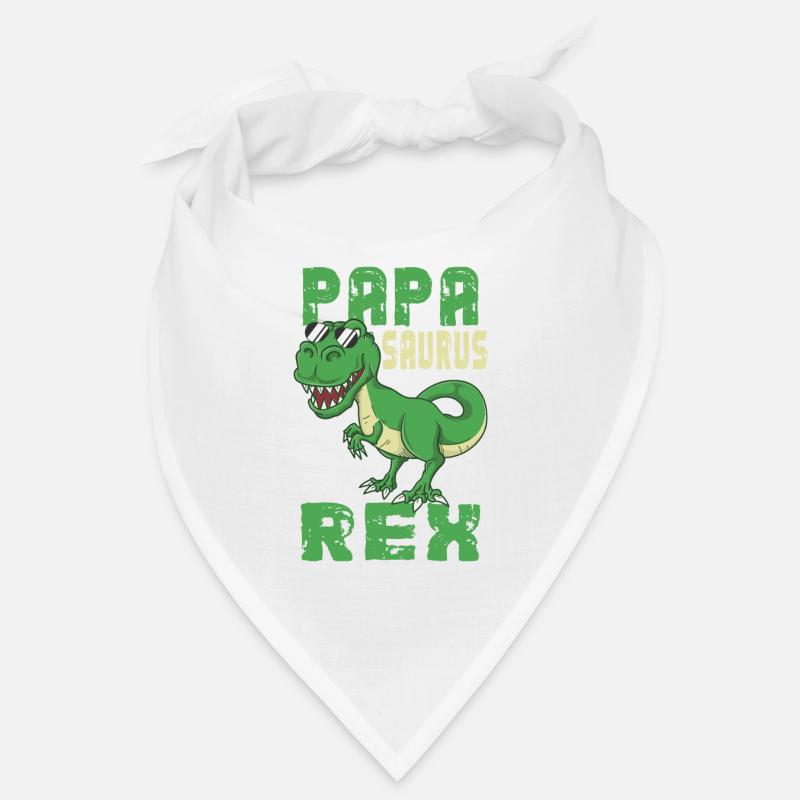 Papasaurus Rex Dinosaur T-Rex Dad Gift Bandana