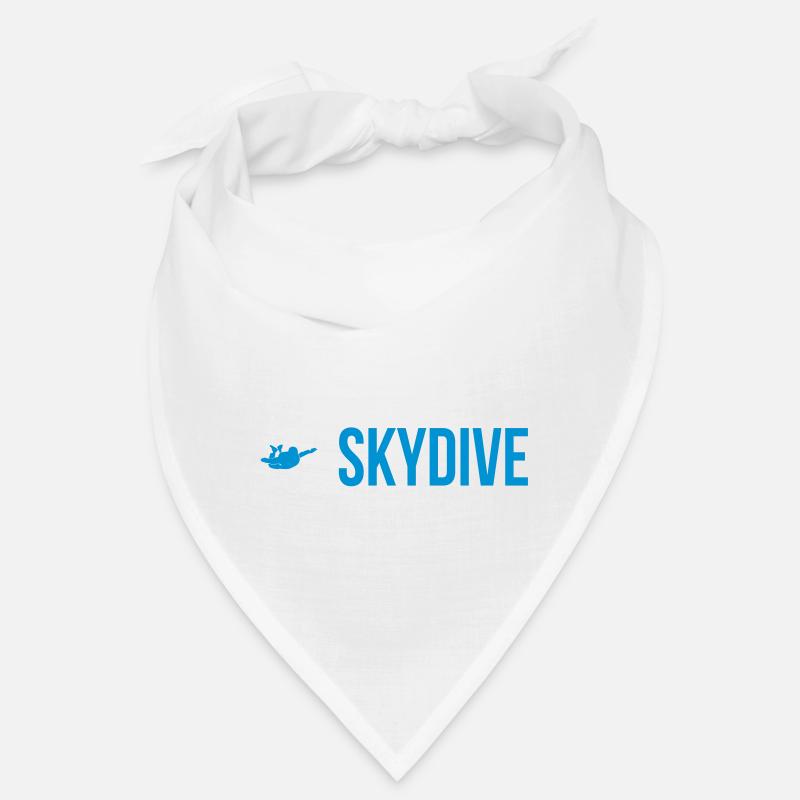 Eat Sleep Skydive Repeat - Bandana - Weiß
