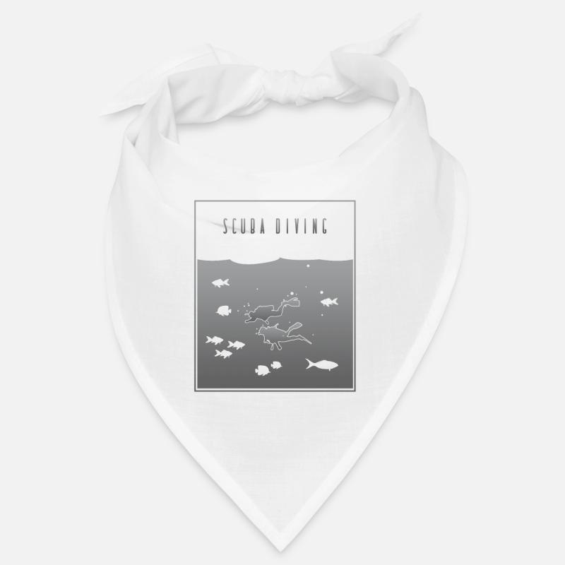 Scuba Diving Grey Bandana