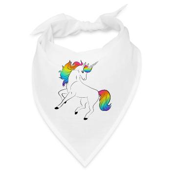 Einhorn - Bandana - Weiß - Vorne