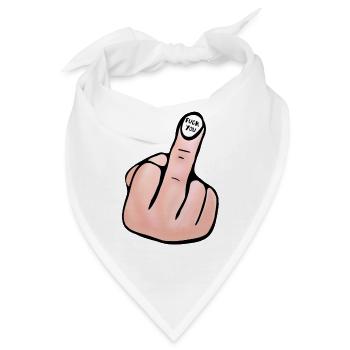 Fuck You - Bandana - Weiß - Vorne