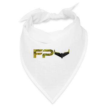 FPV Nurflügler - Bandana - Weiß - Vorne