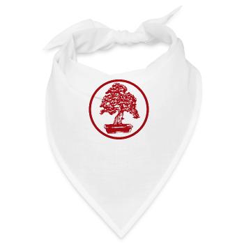 Bonsai Baum Zen Japan Japanische Kunst Geduld - Bandana - Weiß - Vorne