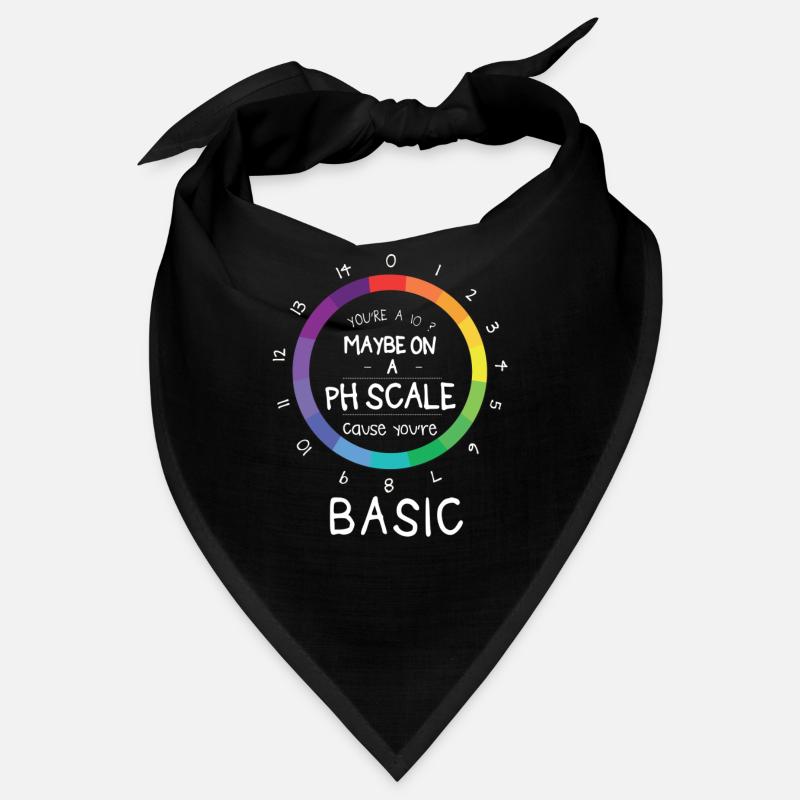 Échelle de pH Funny Chemist Fun Joke Fun cadeau Bandana