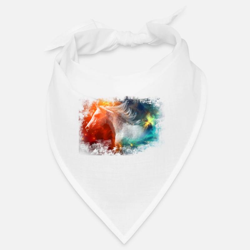 Cheval - Bandana - blanc