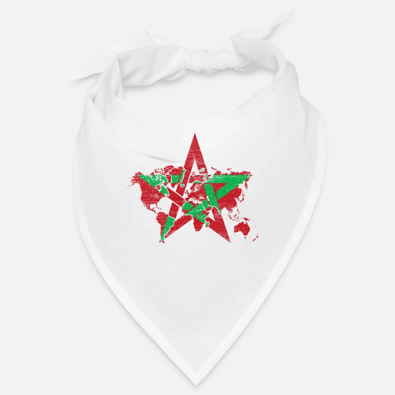 Maroc - Bandana - blanc