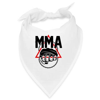 mma - Bandana - Weiß - Vorne