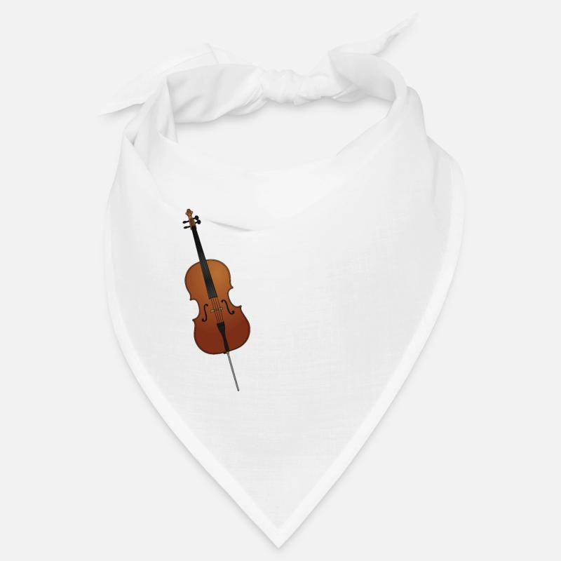 Violoncelle - Bandana - blanc
