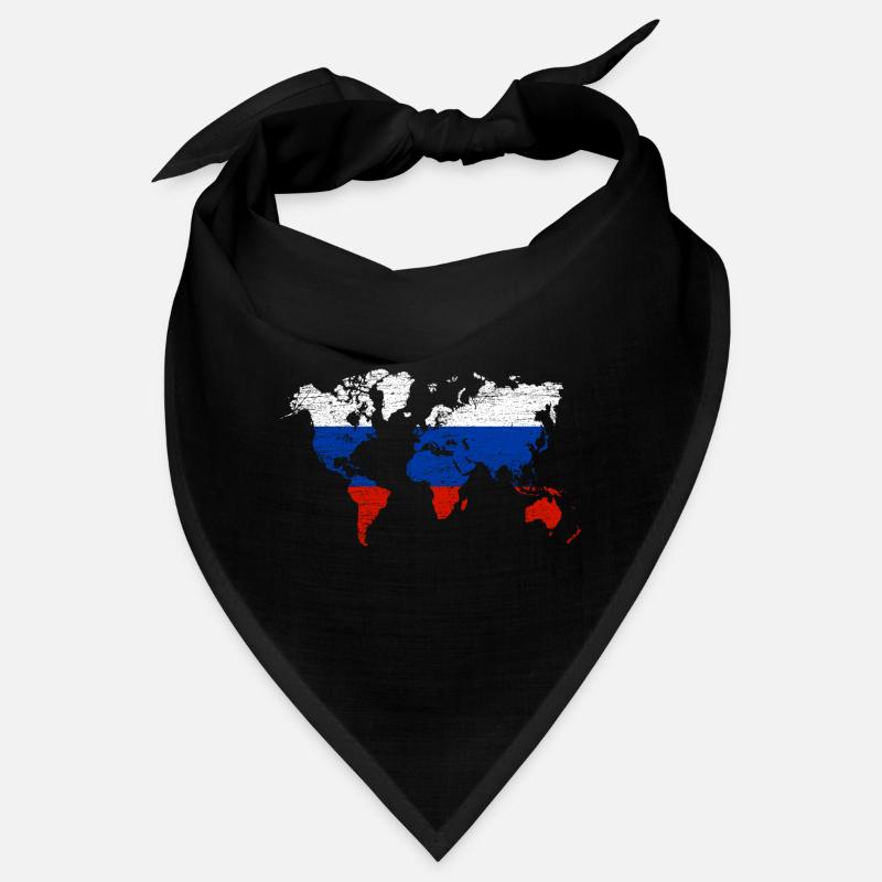 Russia world map Bandana