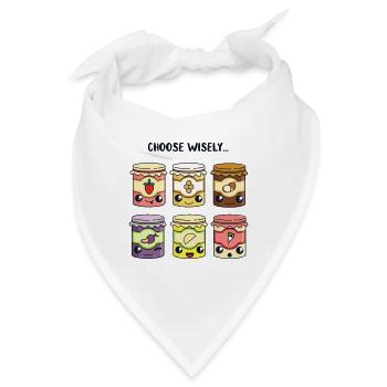 Süße Marmelade - Bandana - Weiß - Vorne