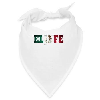 Boss Chef Babo Mexiko mexikanisch Geschenk - Bandana - Weiß - Vorne