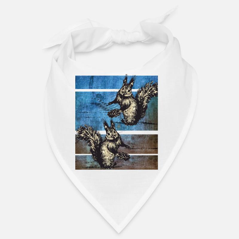 Écureuil rétro Bandana