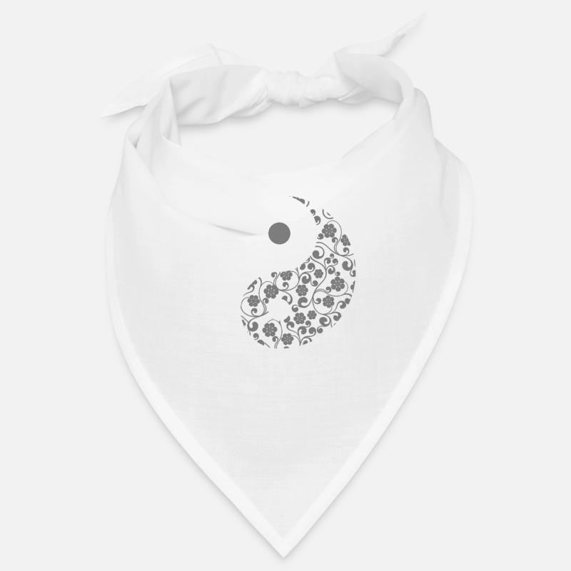 Yin Yang - Bandana - Weiß
