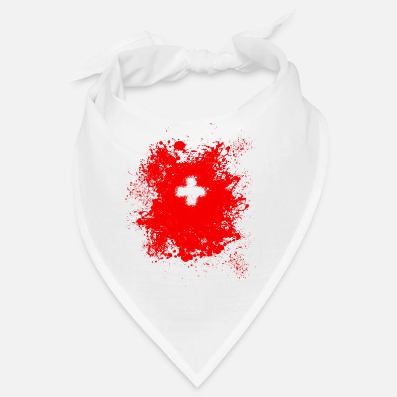 Schweiz Schweizer 1.August Stolz Geschenk Bandana