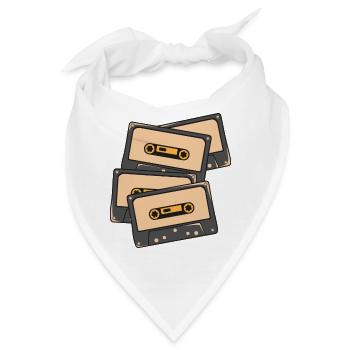 AudioTape - Bandana - Weiß - Vorne