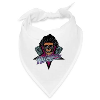 Rockabilly Forever - Bandana - Weiß - Vorne