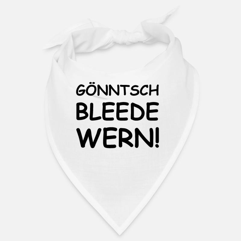 dicton drôle Ossi Saxon dialecte Bandana