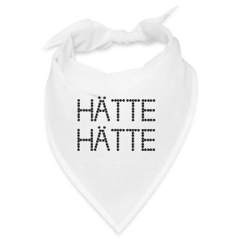 Hätte Hätte Fahrradkette - Bandana - Weiß - Vorne