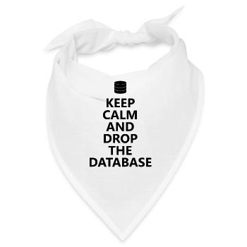 Datenbank - Drop Database - Bandana - Weiß - Vorne