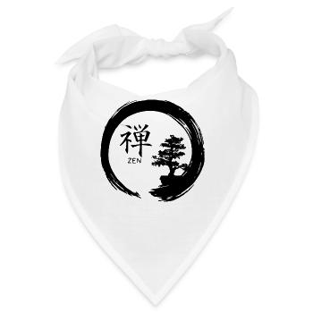Entlasten Sie Ihren Stress mit einem ZEN-Lebensstil - Bandana - Weiß - Vorne