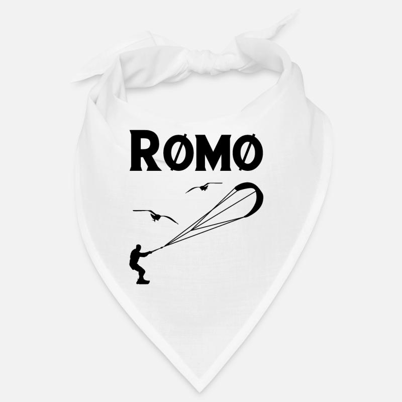 Danemark plage mer Romo Romo Rom cadeau de vacances Bandana