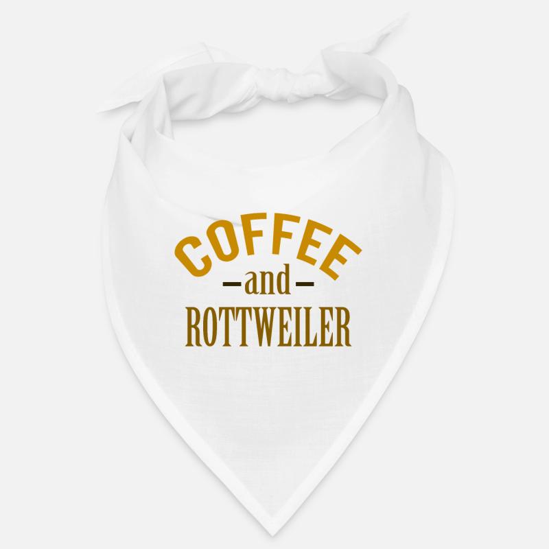 Coffe and Rottweilers Bandana