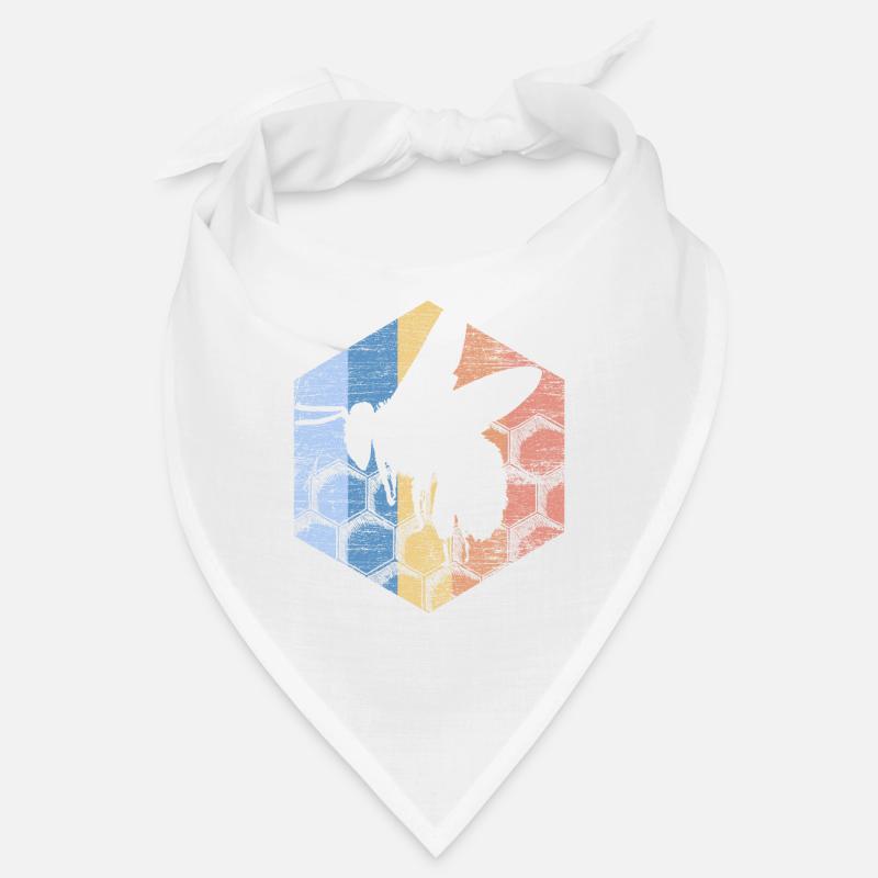 Biene - Bandana - Weiß