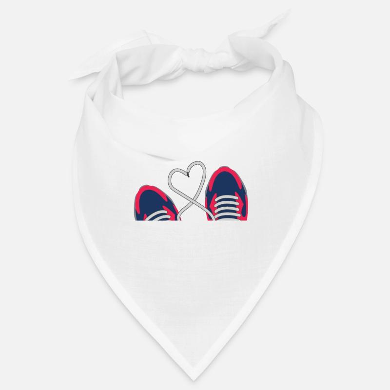 L'amour en cours d'exécution v2 - Bandana - blanc