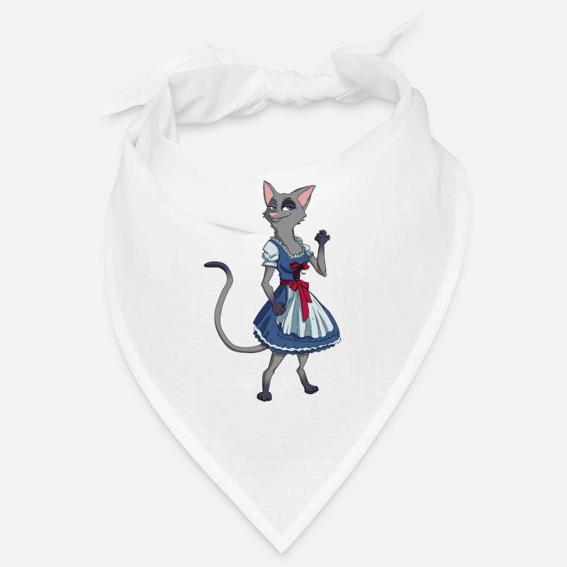 Cat Dirndl Costume Bandana