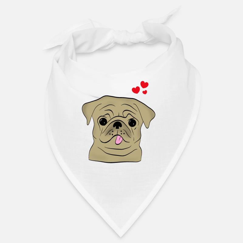 Mops - Pug Bandana