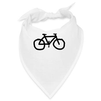 Bike fixie single speed - Bandana - Weiß - Vorne