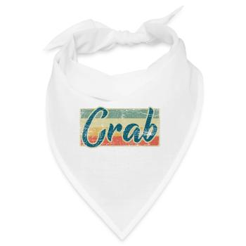 Krabbe - Bandana - Weiß - Vorne