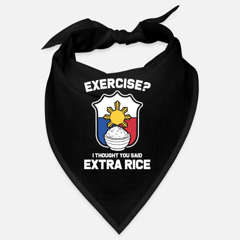 Drapeau philippin cadeau de riz supplémentaire philippin Bandana