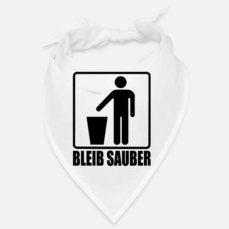 bleib sauber Bandana