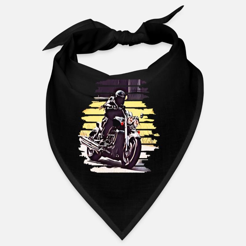 Motorrad Kurvenfahrt Rocket 3 Bandana